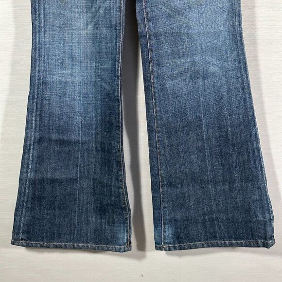 Citizens of Humanity Jeans Womens 27 Faye #003 Low Waist Full Leg Cotton Pockets - Picture 3 of 12
